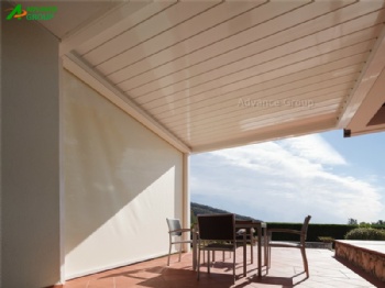 Motorized Aluminum Pergola with Adjustable Louvers