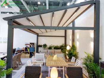 Outdoor Retractable Awnings with Side Blinds