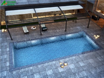 Outdoor Retractable Awnings with Side Blinds