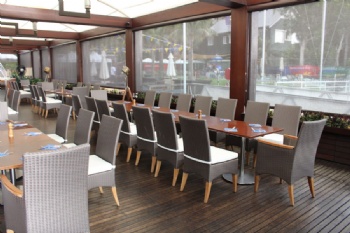 Patio Vertical Retractable Shade Motorized Curtain Roller Blind